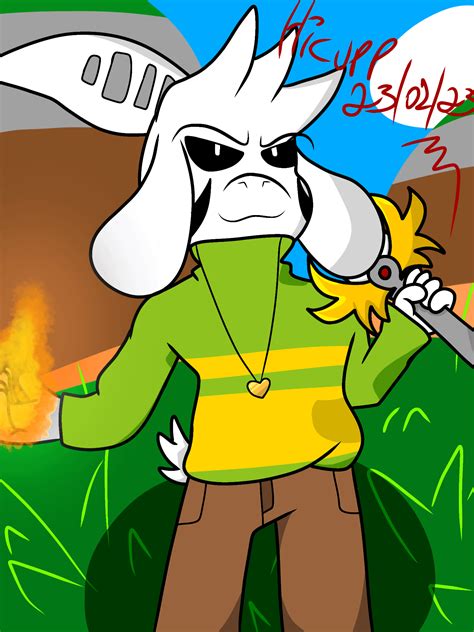 Asriel Dreemurr Fanart Rundertale