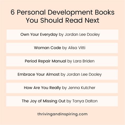 6 Personal Development Books that will Really Change You!