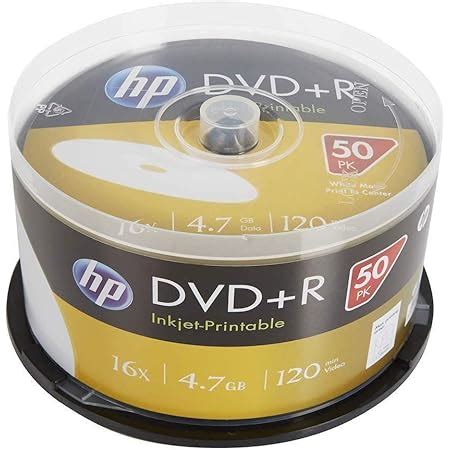 Dvd R X Disques Vierges Imprimables Jet D Encre Minutes Go