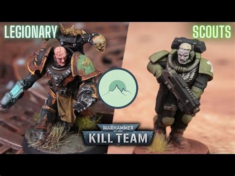 SCOUT SQUAD Vs LEGIONARY Kill Team Battle Report YouTube