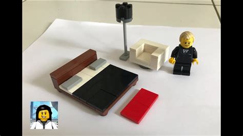 Lego Itens De Como Montar Uma Cama Moderna De Lego E Outros