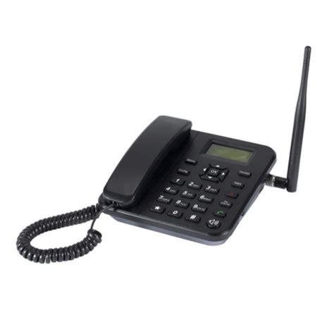 Gsm Wireless Fixed Phone Telephone With Sim Card Landline Wireless