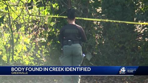 Coroner Identifies Man S Body Found In Greenville Creek Youtube