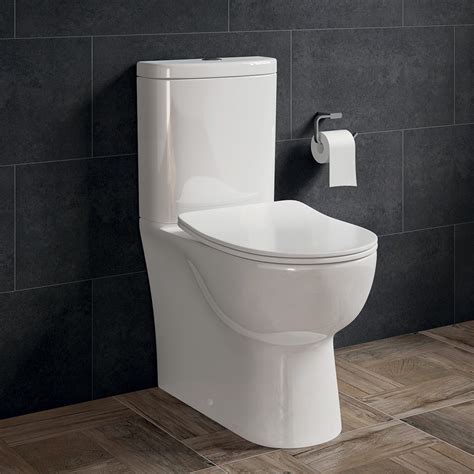 Finley Fully Enclosed Toilet Pan Cistern Slim Soft Close Seat