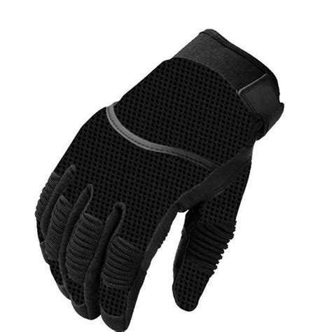 Mens Lightweight Summer Motorcycle Gloves Mesh And Textile