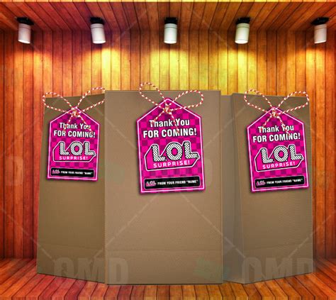 Lol Surprise Dolls Ticket Style Birthday Cartoon Invites Cartoon Invites