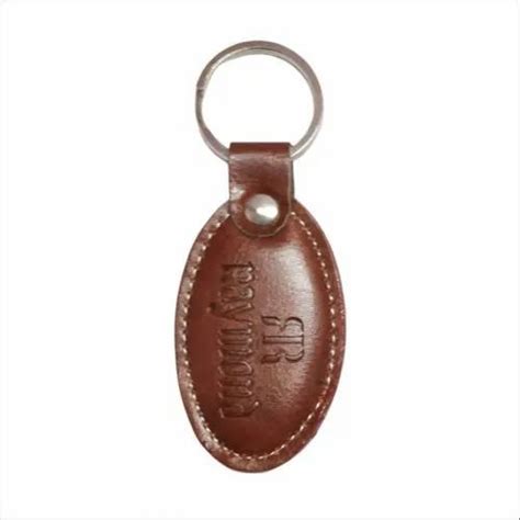 Brown Leather Keychain For Promotional T At Rs 8 25 Piece In Delhi