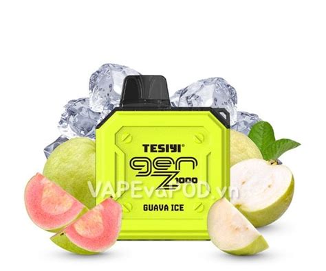 Bán Tesiyi GenZ 1000 Guava Ice Vape Pod Dùng 1 Lần 1000 Hơi