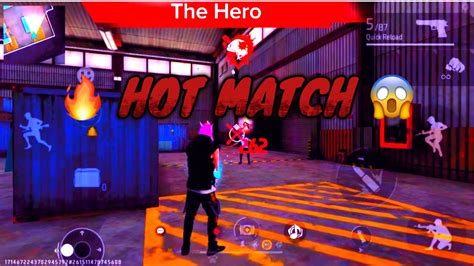 Soo🔥 Hot Match 🔥 Garena Freefire The Hero Hot Match Lone Wolf Hot