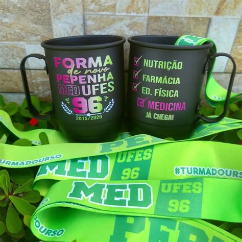 Caneca De Alum Nio Personalizada Medicina Formatura Medicina