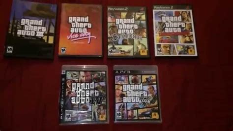 Grand Theft Auto Video Game Collection Youtube