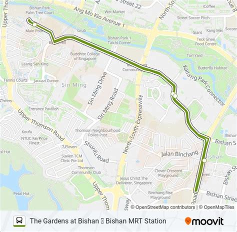 The Gardens At Bishan Condo To Bishan Mrt Station Route Schedules