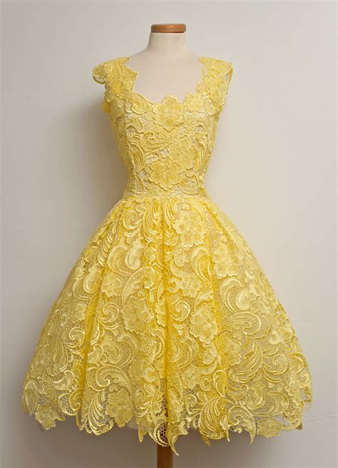 Vintage Homecoming Dresses Yellow Prom Dress Homecoming Dress Cute