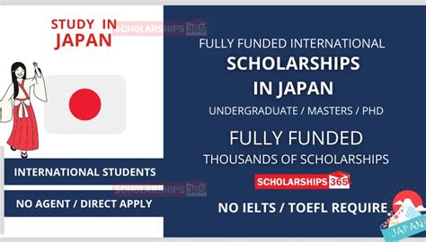 Scholarships in Japan 2025-2026 for International Students - Scholarships365