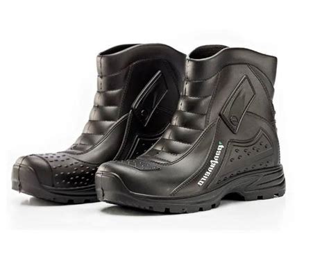 Bota Chuva Borracha Preta Moto Motoboy Coturno Pantaneiro Outros Moda