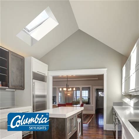 COLUMBIA SKYLIGHTS Puits de lumière ouvrant électrique en verre trempé