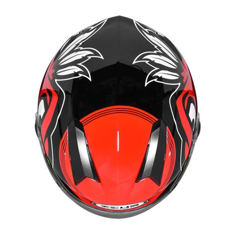 Jual Helm Zeus Zs Al Black Red Touwani