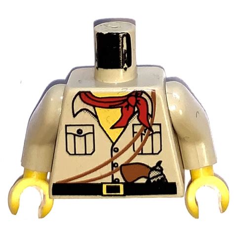 LEGO Johnny Thunder Desert Avec LEGO Logo Sur Retour Torse 973