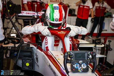 Antonio Giovinazzi Alfa Romeo Circuit De Catalunya Racefans