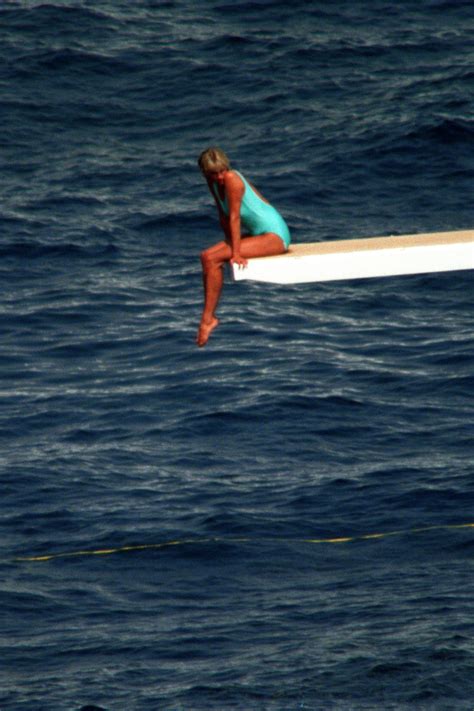 The Harrowing Symbolism Behind The Famous Diving Board Photo Of