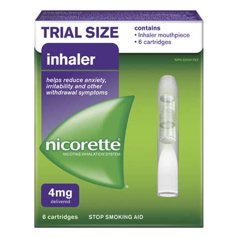 Nicorette Inhaler Trial Size 6s London Drugs