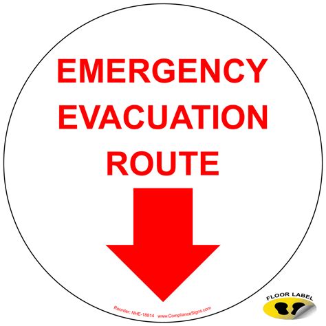 Emergency Evacuation Signs