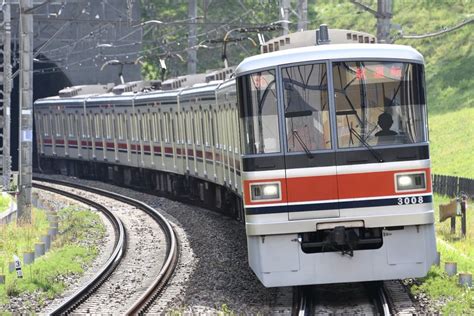 2nd Train 【東急】3000系3008f田園都市線で試運転の写真 Topicphotoid35149