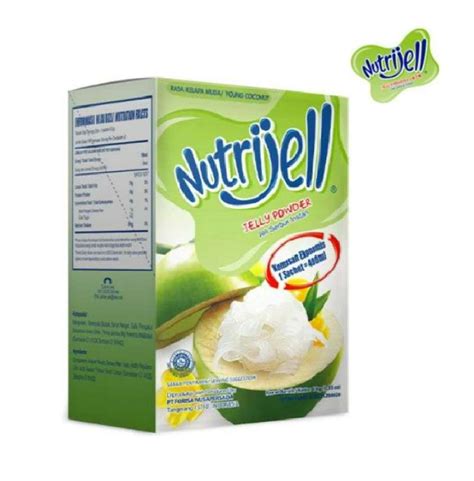 Promo Nutrijell Ekonomis Kelapa Muda G Sachet Box Diskon