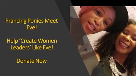 Prancing Ponies Meet Eve Help ‘create Women Leaders Live Prancing