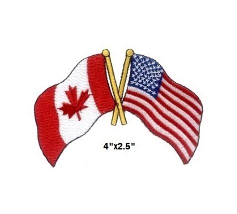 Friendship Patch Canada Usa X Reppa Flags And Souvenirs