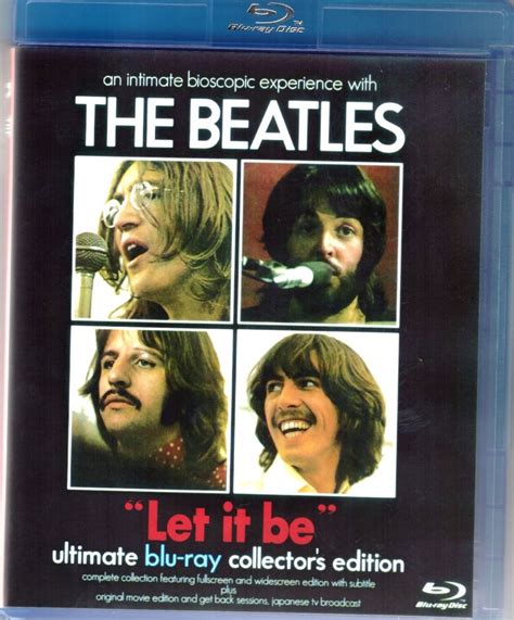 目立った傷や汚れなしTHE BEATLES ザビートルズ Let it be Blu ray DVD2枚組 collectors