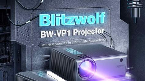 Blitzwolf Bw Vp Portable Lcd Projector Unboxing Youtube