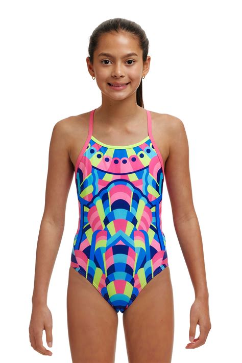 Funkita Princess Pageant Diamond Back Girls One Piece Swimsuit Sportyswim