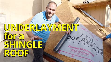 How to Install Underlayment on a Shingle Roof - Roof Repair Specialist