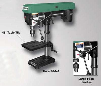 RIKON 30 140 Bench Top Radial Drill Press Amazon