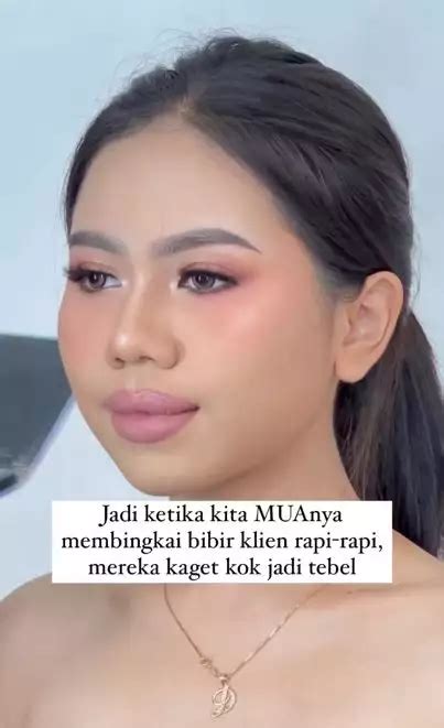 Trik Riasan Bibir Jadi Terlihat Lebih Tipis Ala MUA Simpel Dan Mudah