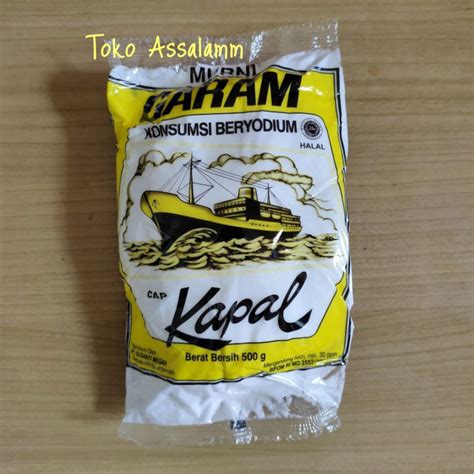 Jual Garam Cap Kapal 500gr Shopee Indonesia