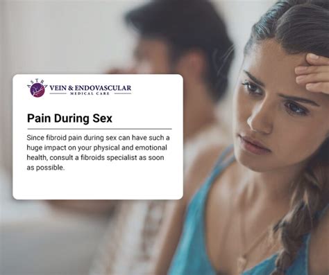 Pain During Sex Vein And Endovascular Medical Care