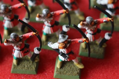 Games Workshop Warhammer Bretonnian Archers Bowmen Regiment Well