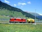 RhB Dampfextra GmP 3032 Von Davos Platz Nach Landquart Vom 25 08 1995