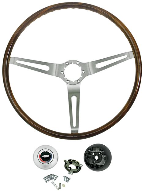 Steering Wheel Kit Walnut 1967 68 Chevelle El Camino 1967 69 Corvair