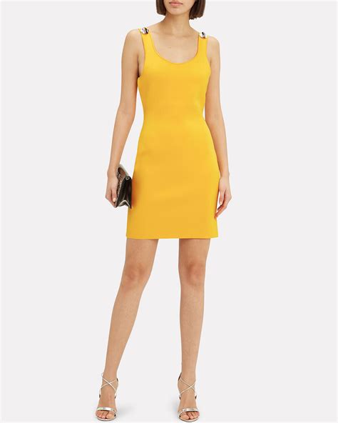 Mustard Jersey Mini Dress Intermix®