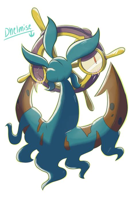 Dhelmise Pokemon Art Illustration Png Image