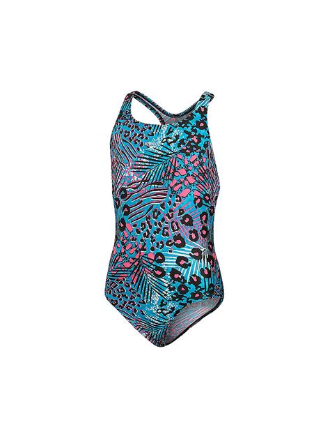 Speedo Mädchen Badeanzug Digi Mdlt Ct Jf Blau