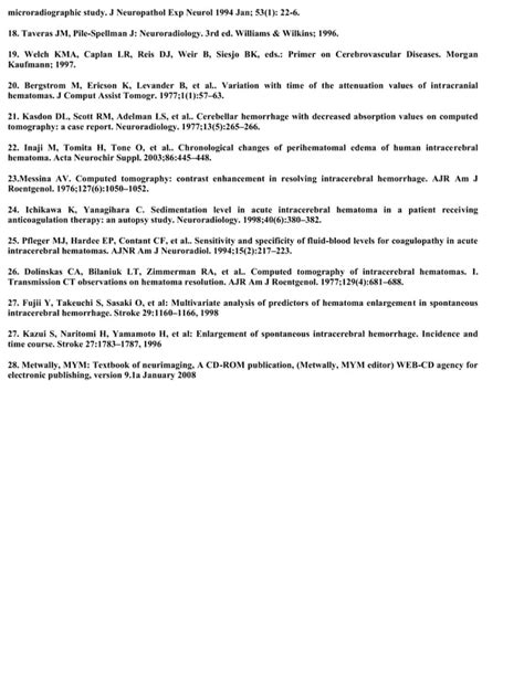 Case Record Hypertensive Cerebral Hemorrhage Pdf