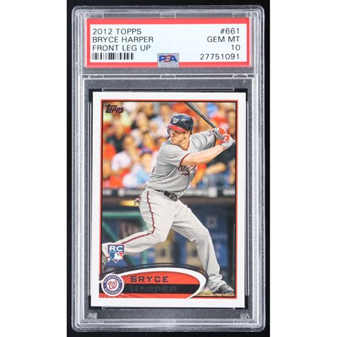 Bryce Harper 2012 Topps 661C RC PSA 10 Pristine Auction