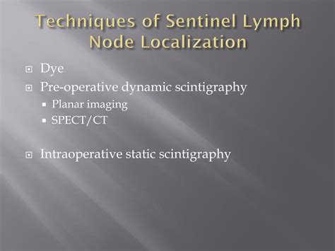 Ppt Role Of Sentinel Lymph Node Biopsy In Head And Neck Cancer