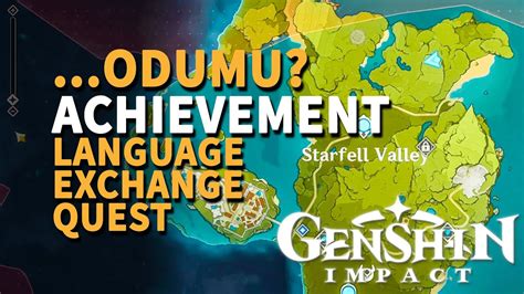 Language Exchange Genshin Impact Quest Youtube