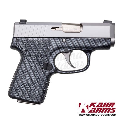 Kahr Arms Cw380 Carbon Fiber Pistol 380 Acp Stainless Slide 6 Rd