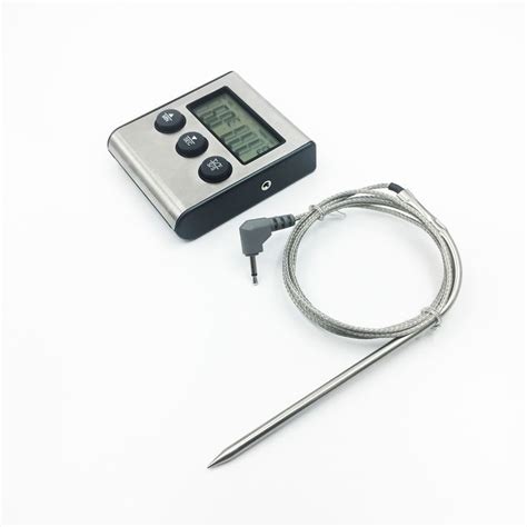 Digital Oven Thermometer Kitchen Food Cooking Meat Bbq Probe Thermometer With Timer Water Milk